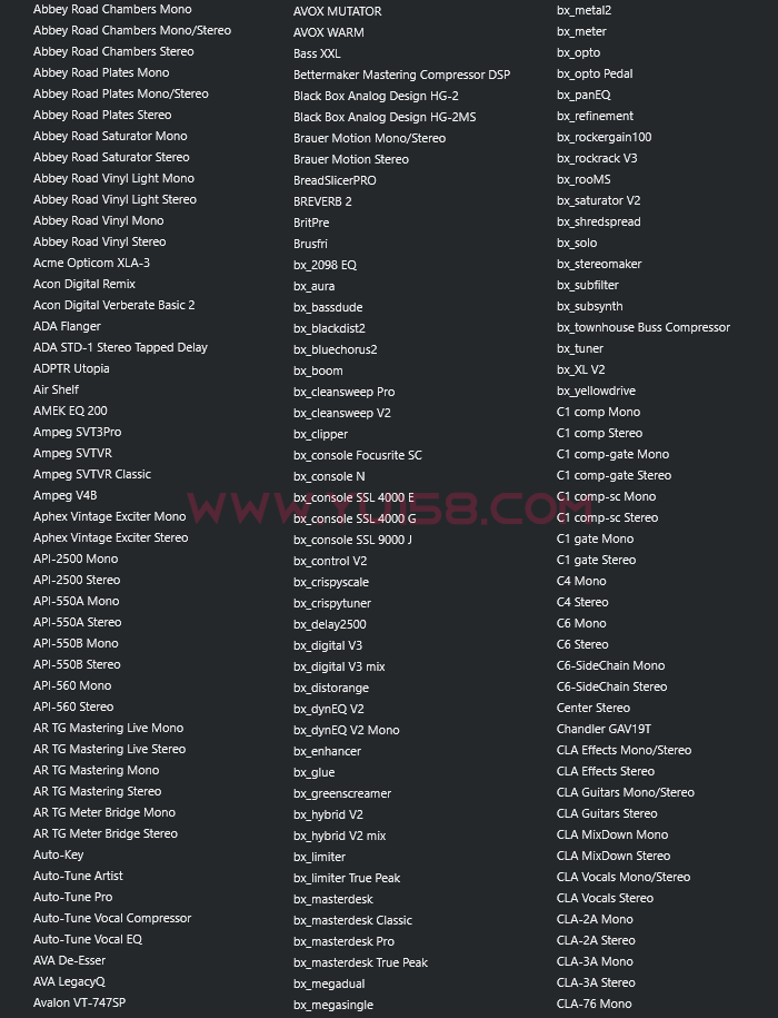 图片[4]-精选调试混音64位VST3插件包 一键安装可选路径600个宿主调音效果器合集v2.0 WiN-YU198-音频办公资源项目分享