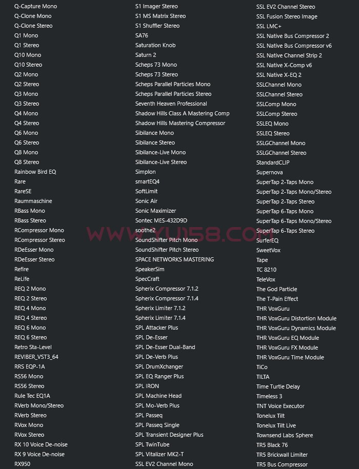 图片[7]-精选调试混音64位VST3插件包 一键安装可选路径600个宿主调音效果器合集v2.0 WiN-YU198-音频办公资源项目分享