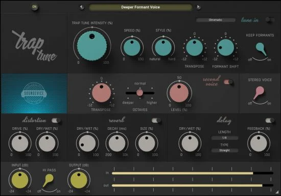 人声自动调音插件-Soundevice Digital TrapTune v1.2.0 WiN/MAC-雨创网-音频资源项目分享平台