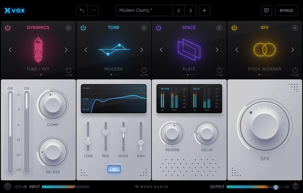 专业人声混音插件 Nuro Audio Xvox v1.0.3 WIN-雨创网-音频资源项目分享平台