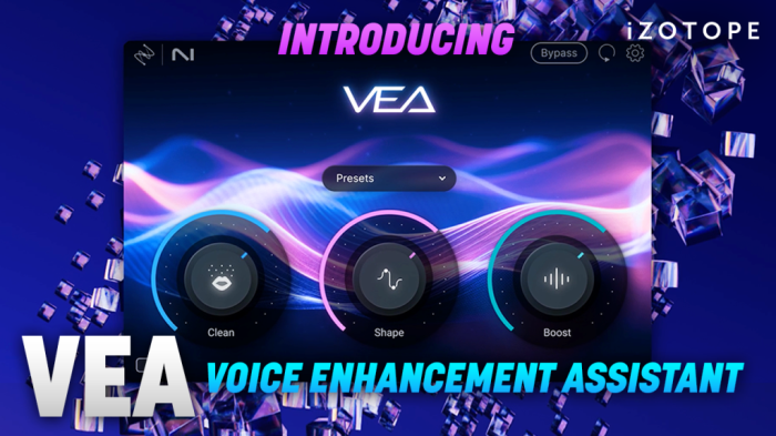AI人声增强效果器 iZotope VEA v1.0.2 WIN/MAC（仅限Intel）-雨创网-音频资源项目分享平台