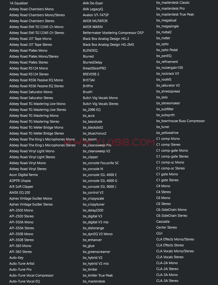 图片[4]-最新调试混音插件包64位VST3 可选路径一键安装550个调音精选效果器合集v3.0 WiN