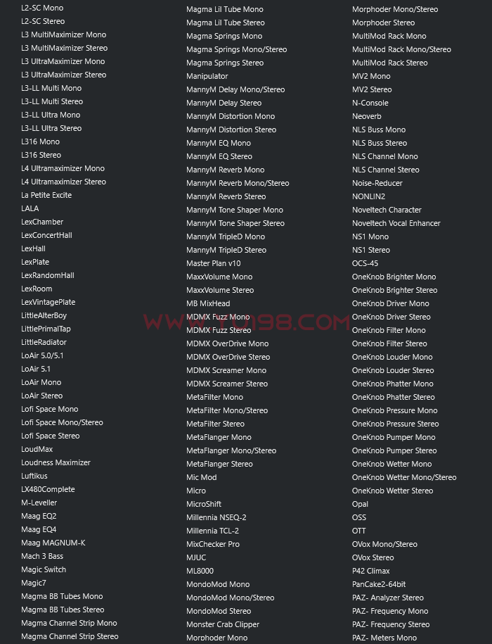 图片[6]-最新调试混音插件包64位VST3 可选路径一键安装550个调音精选效果器合集v3.0 WiN
