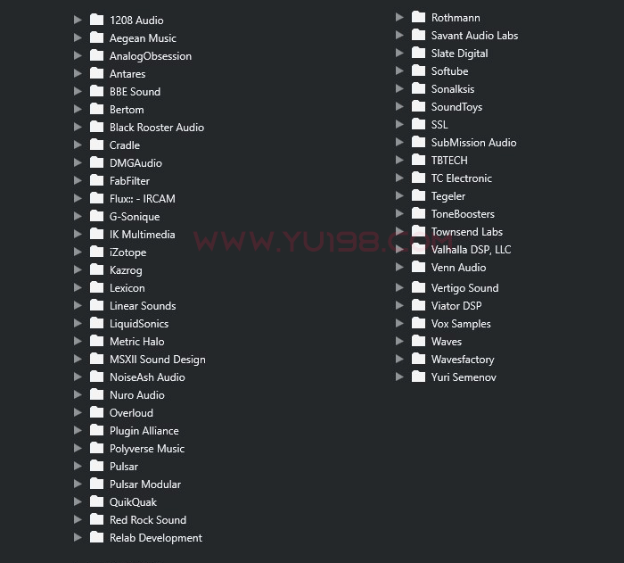 图片[2]-2025最新精选调试插件包64位VST3 一键安装效果器合集4G WiN 支持定制-YU198-音频办公资源项目分享