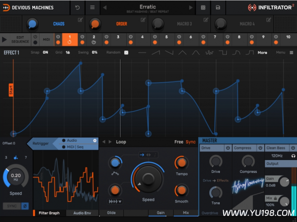 多重效果器插件 Devious Machines Infiltrator v2.4.1 WIN-YU198-音频办公资源项目分享