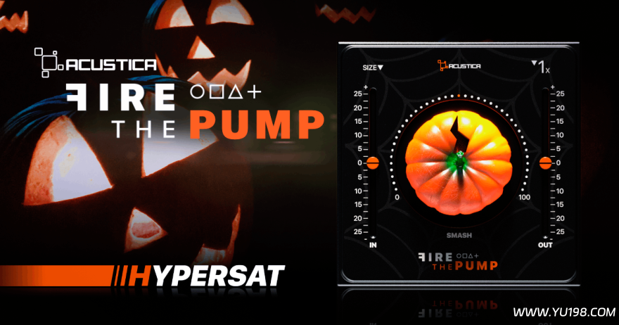 单旋钮失真饱和插件 Acustica Audio Fire The Pump 2023 WIN-YU198-音频办公资源项目分享