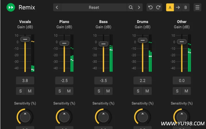 人声乐器分离插件 Acon Digital Remix v1.0.5 R2R-WIN-YU198-音频办公资源项目分享