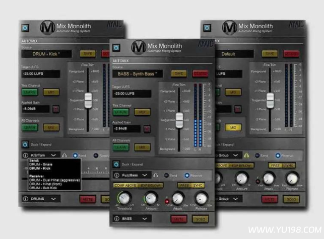 自动混音系统 Ayaic Mix Monolith v0.5.1 WIN-YU198-音频办公资源项目分享