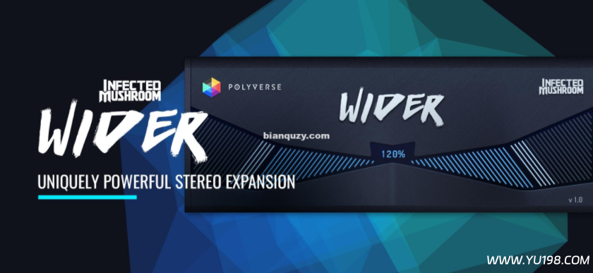 立体声效果器 InfectedMushroom Wider V1.0 WIN/MAC-YU198-音频办公资源项目分享