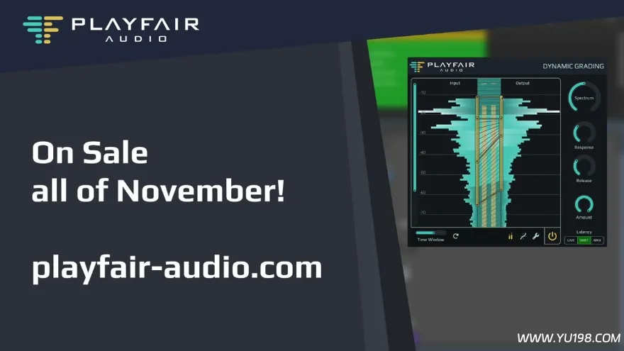 动态分级处理插件 Playfair Audio Dynamic Grading v1.2.6 WIN-YU198-音频办公资源项目分享