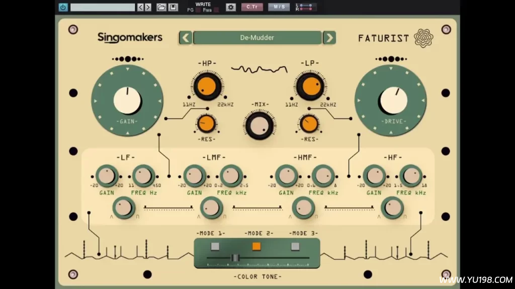 饱和度和失真多功能效果器 Singomakers Faturist v1.0.0 WIN-YU198-音频办公资源项目分享
