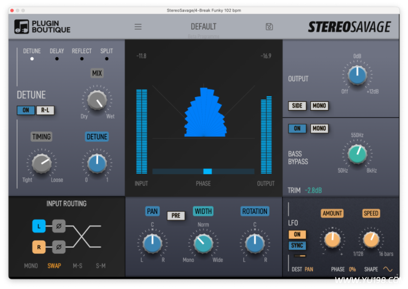 立体声处理 – Credland Audio StereoSavage v2.0.1 WIN-YU198-音频办公资源项目分享
