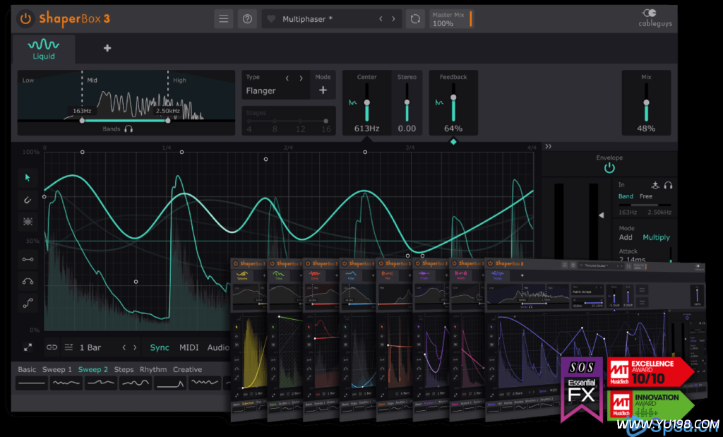 整形器插件包 Cableguys.Shaperbox.3.v3.3.1-TeamCubeadooby WIN-YU198-音频办公资源项目分享