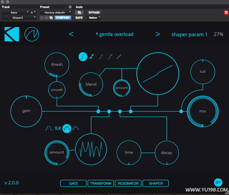 毁灭性效果器组合插件 – K-Devices Shaper 2 v2.0.0 WIN MacOS-YU198-音频办公资源项目分享