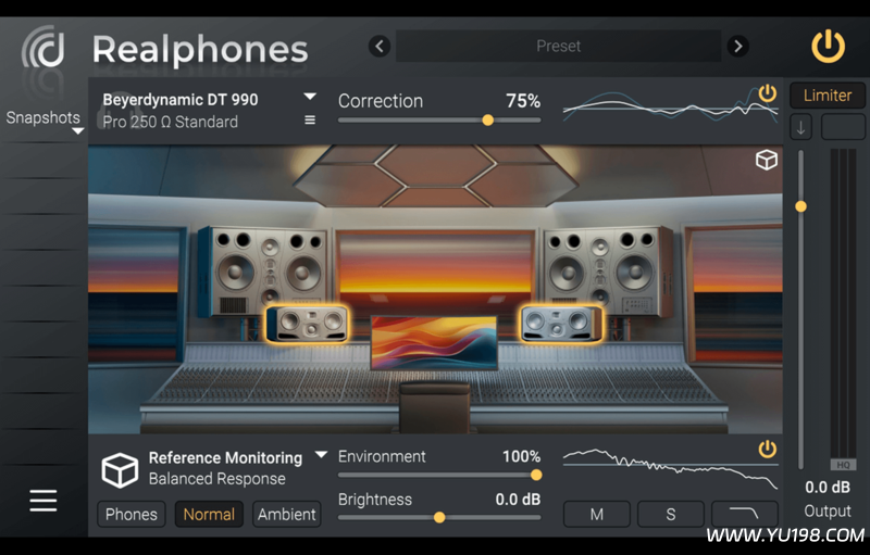 专业耳机校准音箱模拟软件 dSONIQ Realphones 2 Ultimate v2.0.24 WIN-YU198-音频办公资源项目分享