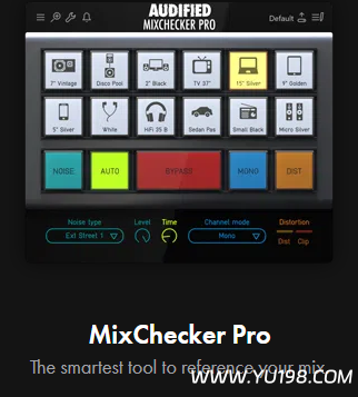 多种模拟音效插件 Audified MixChecker Pro v1.3.0 WiN-YU198-音频办公资源项目分享