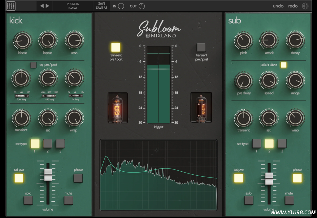 专属鼓组混音效果器 Mixland SUBLOOM v1.0.3 WiN/macOS-YU198-音频办公资源项目分享