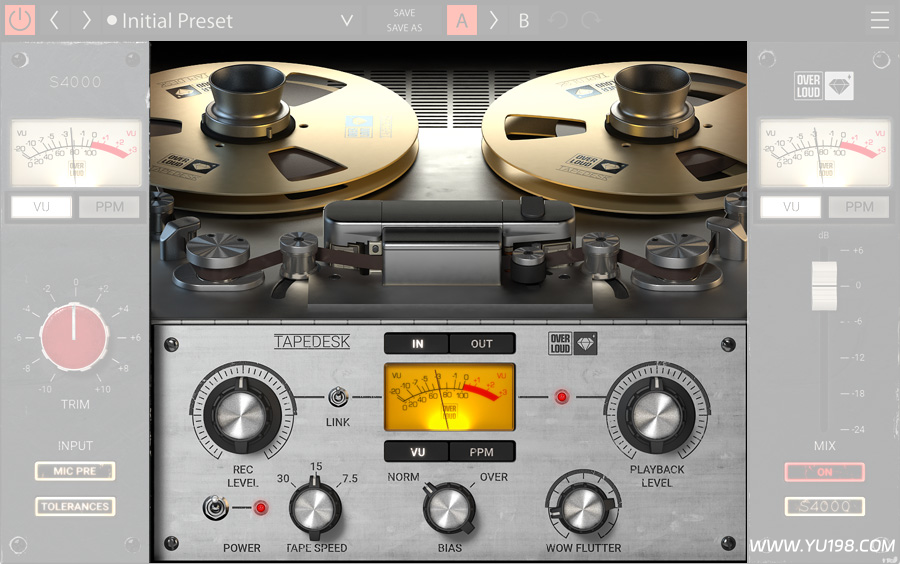 传奇模拟磁带效果器 Overloud Gem TAPEDESK v1.2.5 WIN/MAC-YU198-音频办公资源项目分享