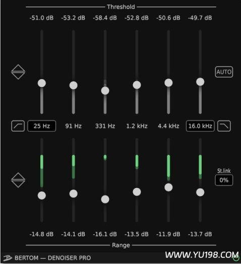 零延迟降噪插件 Bertom Audio Denoiser Pro v3.0.3 WIN-YU198-音频办公资源项目分享