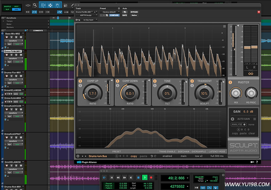 动态效果器 Plugin Alliance ADPTR Sculpt v1.2.0 WIN-YU198-音频办公资源项目分享