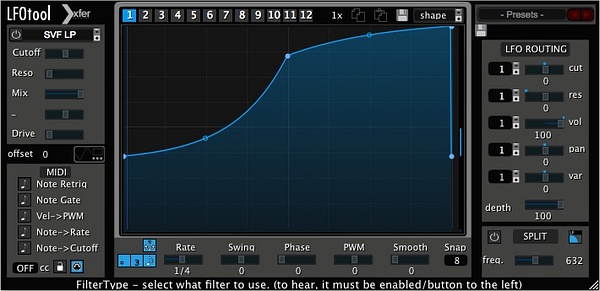 侧链压缩插件 Xfer Records LfoTool v1.762 for Win/Mac-YU198-音频办公资源项目分享