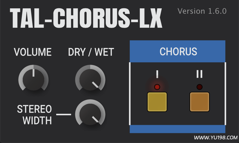 Togu Audio Line TAL-Chorus-LX v1.6.0 x64-YU198-音频办公资源项目分享