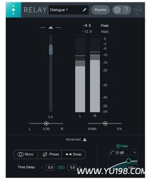 iZotope Relay v1.3.0 WiN-YU198-音频办公资源项目分享