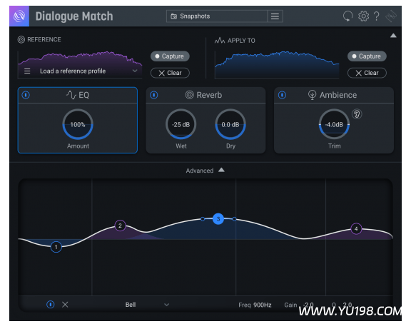 iZotope Dialogue Match v1.0.2b MacOS-YU198-音频办公资源项目分享