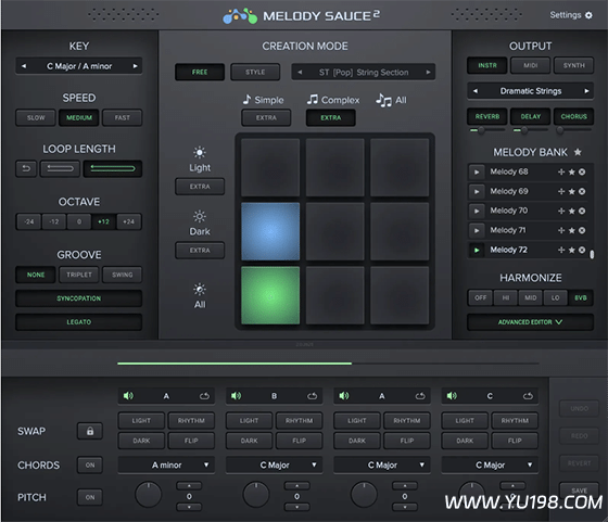 AI创作旋律插件 Evabeat Melody Sauce v2.1.3-YU198-音频办公资源项目分享