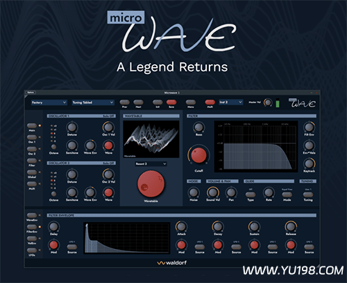 Waldorf Microwave 1 v1.1.0-R2R WIN/MAC-YU198-音频办公资源项目分享
