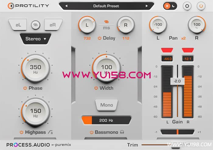 多合一插件 Process Audio Protility v1.0.0 VST3 AU AAX WiN-YU198-音频办公资源项目分享