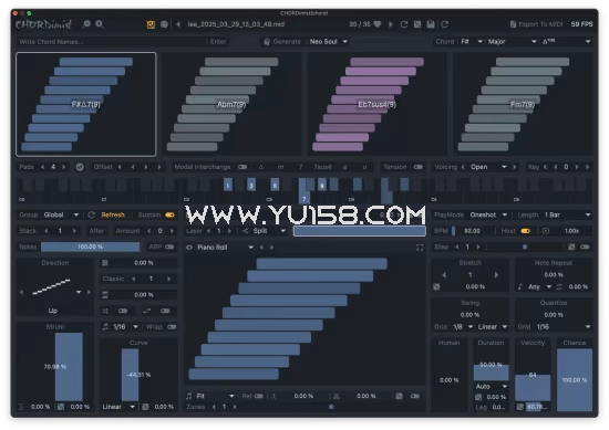 Leestrument CHORDimist 1.0.0 b3 Win/macOS-YU198-音频办公资源项目分享