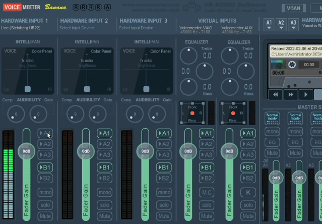 Voicemeeter 大香蕉 虚拟跳线软件 WIN-YU198-音频办公资源项目分享