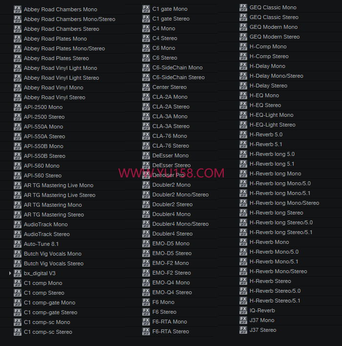 图片[3]-音频调试混音插件包32位VST/DLL 一键安装效果器合集2G WiN-YU198-音频制作办公资源分享