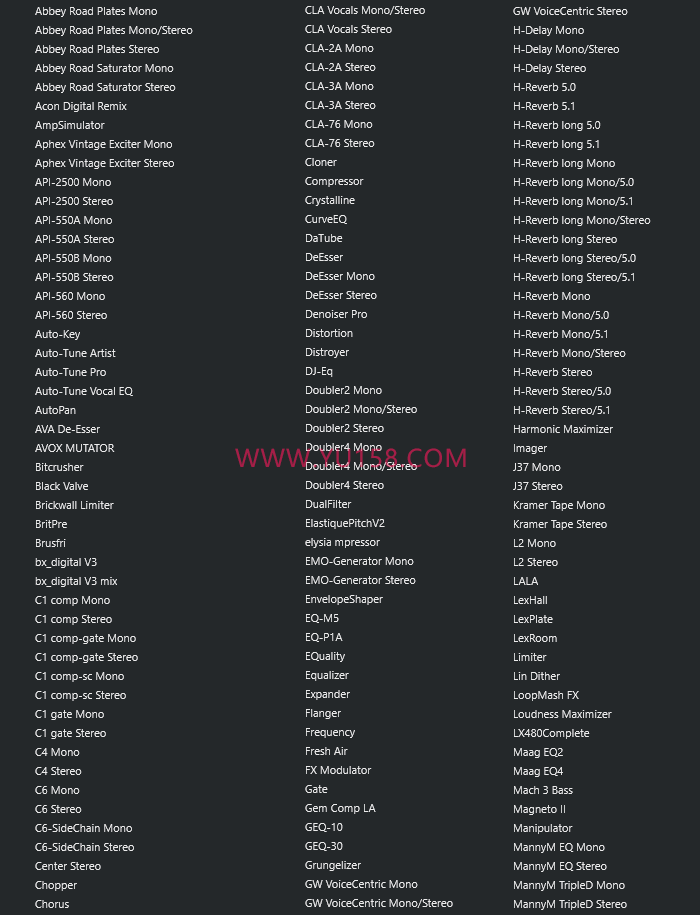 图片[2]-新版混音调试插件包64位VST3套装 一键安装效果器合集3G WiN-YU198-音频制作办公资源分享