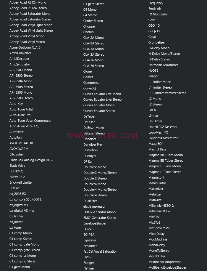 图片[2]-调音师调试插件包64位VST3 一键安装效果器合集3G WiN-YU198-音频制作办公资源分享