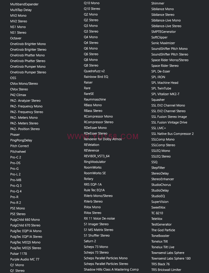 图片[3]-调音师调试插件包64位VST3 一键安装效果器合集3G WiN-YU198-音频制作办公资源分享