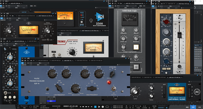 UAD插件套装 一键安装高仿版本 WiN-YU198-音频制作办公资源分享