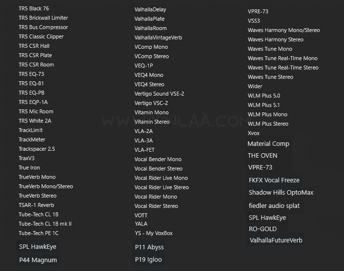 图片[5]-最新精选调试插件包 64位VST3调音常用 一键安装效果器合集4G WiN 支持定制-YU198-音频制作办公资源分享