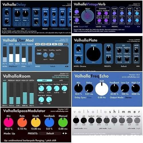 经典及现代延迟效果器套装 ValhallaDSP Bundle 2025.12 x64 WiN-YU198-音频制作办公资源分享