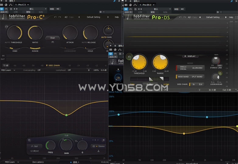 肥波插件套装 FabFilter Total Bundle 2026.1 更新Fabfilter Pro C3 WiN-YU198-音频制作办公资源分享