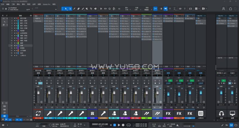 【多轨聊天唱歌模板】Studio one6/7/8精调效果包 多种效果模式 声卡调试好直播预设模板-YU198-音频制作办公资源分享