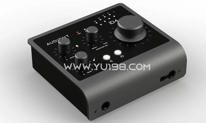 Audient ID声卡连接机架通道跳线设置教程-YU198-音频制作办公资源分享