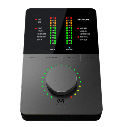 迷笛 泰坦声卡 连接机架通道跳线设置教程-YU198-音频制作办公资源分享