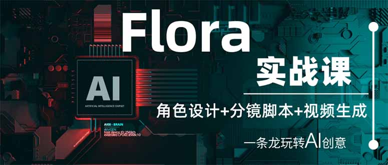 （14225期）Flora实战课：角色设计+分镜脚本+视频生成，一条龙玩转AI创意-雨创网-优质项目资源分享平台