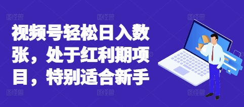 视频号轻松日入数张，处于红利期项目，特别适合新手-雨创网-优质项目资源分享平台